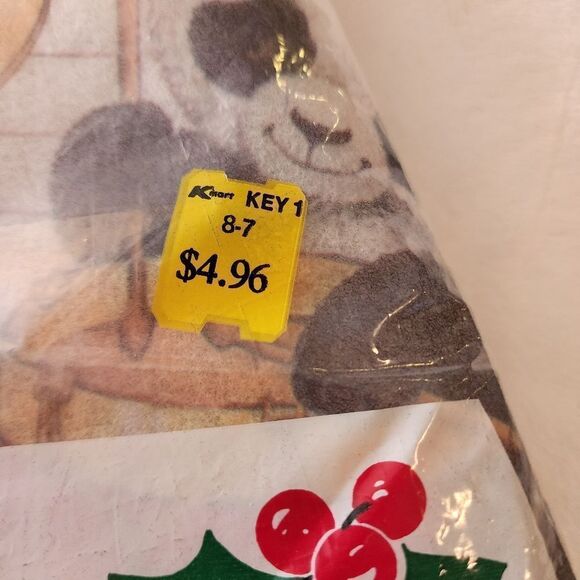 Vintage Christmas Enchantments Tree Skirt with Critter Sitters - Picture 5 of 9